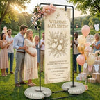 Yebo Wedding Welcome Sign Stand, Adjustable Display Easel with Carry Bag - Image 5