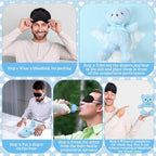 6 Sets Bottle Chug Baby Shower Games Blue Bear - Image 2