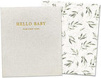 Peachly Unisex Baby Memory Book - First Year Baby Book Keepsake - Olive by PeachlyKeepsakeBooksPregnancyBabySchool