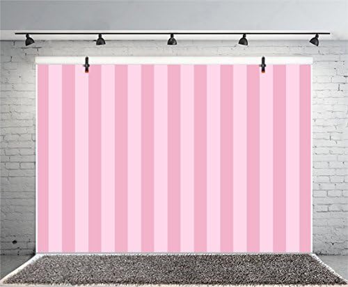 Leyiyi 12x6ft Photography Background Striped Backdrop Happy Birthday Party Vertical Horizontal Stripes Icecream Girl Vlogger Summer Banquet Baby Shower Blog Make-up Photo Portrait Vinyl Studio Prop by Leyiyi