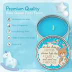 Majestic Zen Baby Shower Candle Favors for Boy |9-Pack Scented Soy Wax Candles with Fresh Baby Powder |Long Lasting 40 Hour Burn Party Favors |Unique Keepsake Baby Shower Gifts & Gender Reveal Favor - Image 3