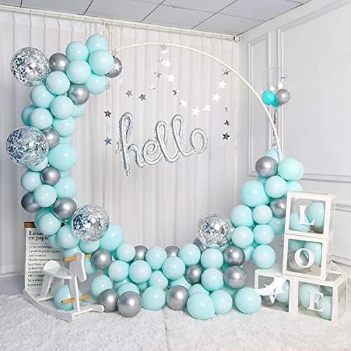 Balloon Arch Kit,6.9ft Tall Balloon Arch Stand Wind Resistance,with Base and Balloon Pumps,for Valentine's Day Wedding Birthday Party Baby Shower Decoration (Size : 2m) - Image 5