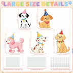 5 Pcs Cute Puppy Dog Corrugated Plastic Standee Photo Prop - Image 3