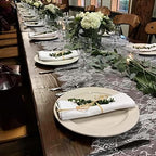 20 Pcs White Lace Table Runner 14 x 120 Inch Embroidered Boho Table Runner for Wedding Party Bridal Shower Decorations Vintage Rustic Table Runners - Image 6