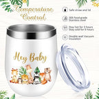 Hoolerry 6 Set Baby Shower Cups, 12oz Stainless Steel Tumbler, Wild Animals - Image 4
