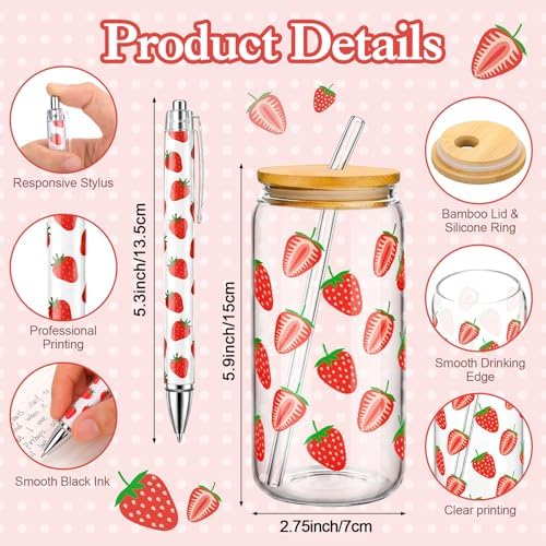LemonRoad 24 Pcs Strawberry Gift Sets Bulk for Women, Birthday Party Gifts - Image 3