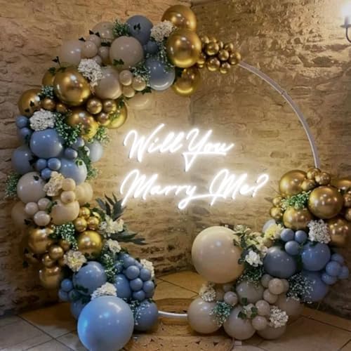 Will You Marry Me Neon Sign, Custom Proposal Decorations, Wedding Proposal Decorations, Will You Marry me?” Light up Sign Size:H13xW24inches - Image 3