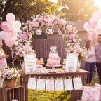 Funnymoom 426 Pcs Baby Shower Decorations for Girl Pink Elephant Games - Image 6