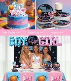 Cocomigo 303 PCS Free Throws or Pink Bows Gender Reveal Decorations - Image 5
