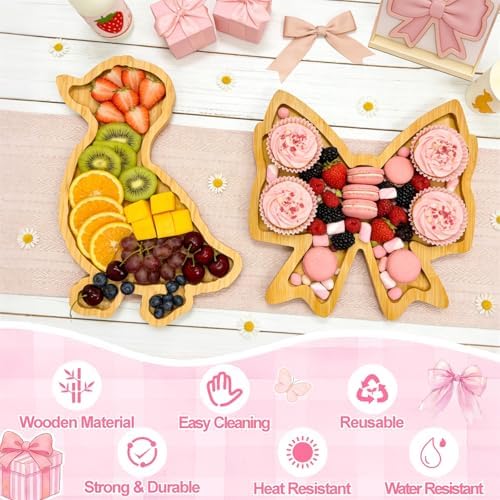 One Silly Goose Birthday Party Decoration Bow Baby Shower Charcuterie Board - Image 5