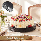Wenqik 20 Inch Cake Stand Round Metal Cupcake - Image 3