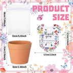 Ctosree 50 Sets Wildflower Baby in Bloom Baby Shower Seed Packets Favors - Image 2