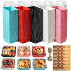 150 Pack Charcuterie Boxes with Clear Lids, Containers Dessert Boxes by Unknown
