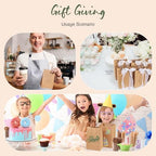 GSSUSA Paper Gift Bags 5.25x3.75x8 1000Pcs, Valentine's Day Gift Wrap Bags with Handles, Brown Kraft Paper Bags for Small Business, Heavy Duty Bulk, for Birthday Party Favors, Shopping, Retail - Image 7