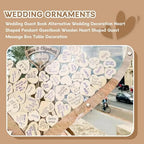 Rustic Wedding Guest Book - Customizable Heart Frame Drop Box with Wooden Hearts, Guest Book Alternative for Wedding Reception, Anniversary, Business Registry - Image 5