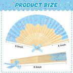Roowest 36 Pcs Ice Cream Folding Hand Fans Bulk, Pastel Party Decorations - Image 3
