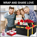 EUSOAR Exra Large Gift Wrap Bags Bulk, 25 Pack 16x6x12 inches Black Paper Heavy Duty Bags with Handles, for Business, Grocery, Boutique, Retail, Wedding, Party Favors, Baby Showers, Birthdays - Image 6