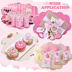 CHENGU 100 Pcs Baby Shower Pacifiers Necklace Bulk,Pink and White - Image 5