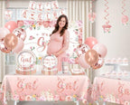 baby girl shower plates - Image 3