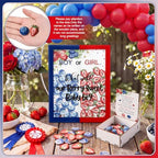 Strawberry Blueberry Gender Reveal Game Baby Shower Red Blue - Image 4