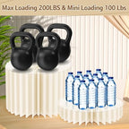 8 Pcs Buffet Risers, Table Food Risers Foldable Cake Display Stands - Image 5