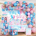 299Pcs Gender Reveal Decorations, All-in-One Decor Set for 25 Guests by Unknown