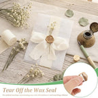 150PCS Wedding Invitation Kit, 5x7 Pre-Folded Vellum Jackets & Wax Seals - Image 6