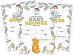 Pack of 30, Boy/Girl Baby Shower Party Collection, Baby Shower Invitation Cards, Fill in the Blank Invites WIth Envelopes, Fox Theme Party Supplies - Image 6