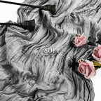 12 Pcs Gray 35 x 120 Inches Long Cheesecloth Table Runner 10FT Runner for Tables Gauze Fabric Boho Table Runner Decoration Rustic Semi Sheer Runner for Wedding Baby Shower Birthday Party (Gray) - Image 4