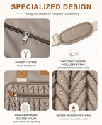 FHELAD Diaper Bag Tote, Baby Shower Gifts for Mom Set (Brown Taupe) - Image 6