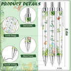 289 Pieces Dinosaur Baby Shower Favors for Guest It's a Boy Ballpoint Pens and Keychains Gifts for Boys Bulk Retractable Baby Shower Pens Gender Reveal Thank You Cards Souvenir Party Favors - Image 2