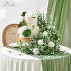 Serwalin 50PCS Mixed Eucalyptus Greenery Stems & Baby's Breath Flowers Bulk - Image 2