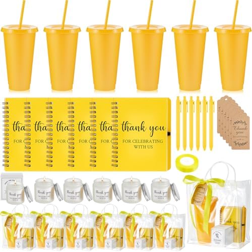 Nuogo 6 Sets New Parent Shower Prizes, Yellow Color, Classic Style by Nuogo