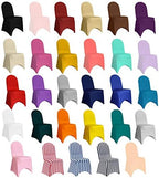 YOUR CHAIR COVERS - 50 Pack Stretch Spandex Banquet Chair Covers - Lavender, Wedding Slip Covers, Premium Quality Chair Cover - Image 7