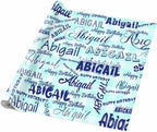 AOFUN Personalized Name Text Wrapping Paper Unique Wrapping Paper Customized Wrapping Paper Personalized Name Text Wrapping Paper 5 Rolls 58" x 23" - Image 5
