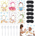 6 Set Baby Shower Games for Blindfolded, Feed Me Boards, Cartoon by Acellegic
