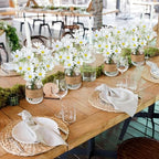43 Pcs/ 6 Set Daisy Mason Jar Table Centerpiece Mason Jar Vases - Image 4