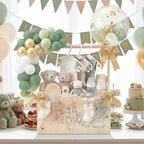 Green, Wooden Baby Shower Crate Closet,Hollow - Image 6