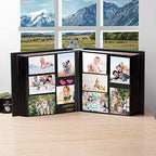 Large Photo Album Self Adhesive 4x6 5x7 3x5 8.5x11 Scrapbook Magnetic Album DIY Scrap Book Length 13 x Width 12.8 (Inches) 120 Black Sticky Pages Linen Cover DIY Photo Album(Dark Green) - Image 3