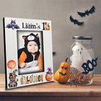 BELLA BUSTA- Personalize Baby First Year Memory Keepsake Picture Frame-Nursery Decor (1st Halloween (5x7 Vertical)) - Image 2
