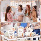476 Pcs Brown Bear Baby Shower Games, 9 Style Baby Shower Activities - Image 4