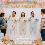 Baby Shower Party Favors Feed The Baby Game Backdrop, Fit 3 People - Image 6