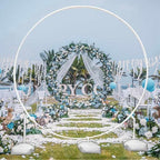 Shaped Balloon Arch Kit with Base, White Pvc, Xmas - Image 6