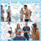 6 Set Blue Baby Shower Games Fishing The Pacifiers, Stylish - Image 5