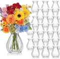 40 Pieces 3.5 Inch Glass Bud Vase Mini, Clear by Unknown
