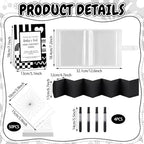 Sinload 57 Pcs Baby DIY High Contrast Card Games Set, Black,White - Image 2