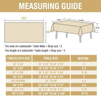 H.VERSAILTEX Linen Table Cloths Rectangle 60 x 104 Inch Premium Tablecloth Spill-Proof Waterproof Table Cover for Dining Buffet Feature Extra Soft and Thick Fabric Wrinkle Free, Sage - Image 2