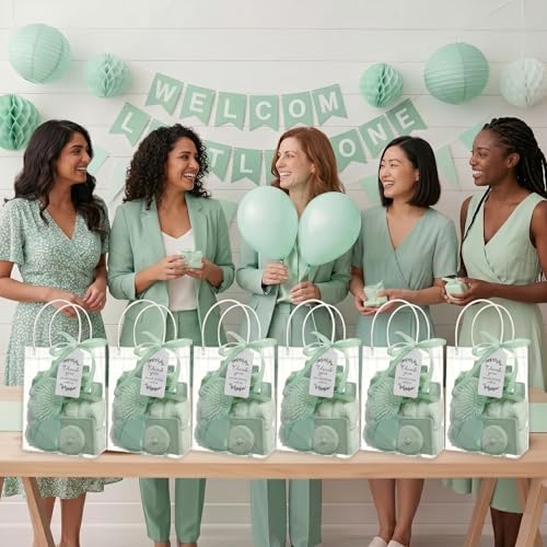 116Pcs Baby Shower Prizes Game Winners Favors Gifts Set (Green) - Image 7
