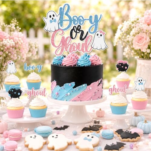 Halloween Gender Reveal Decorations Booy or Ghoul for Halloween Baby Shower - Image 4