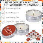 MTLEE 50 Pcs Terracotta Thank You Candles Baby Shower Wedding Favors - Image 7